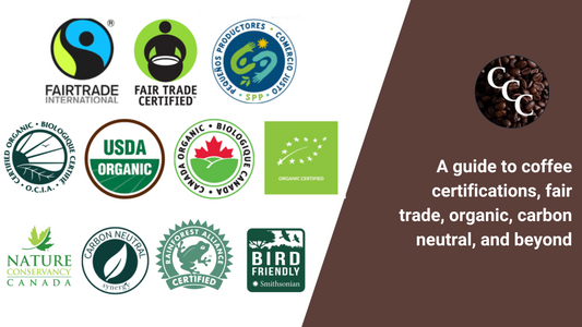 A guide to coffee certifications, fair trade, organic, carbon neutral, and beyond