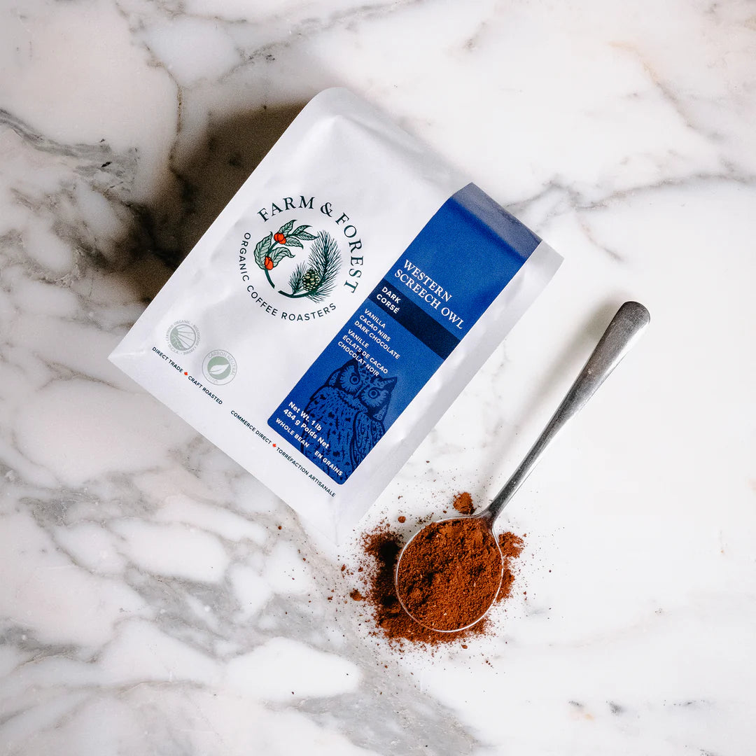 CERTIFIED ORGANIC (OCIA) "WESTERN SCREECH OWL" DARK ROAST