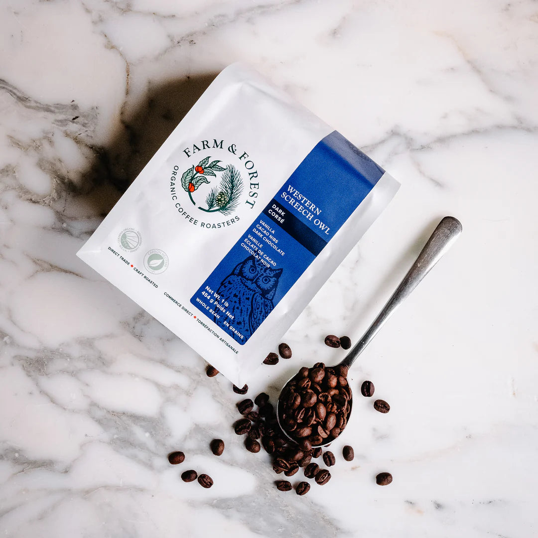 CERTIFIED ORGANIC (OCIA) "WESTERN SCREECH OWL" DARK ROAST