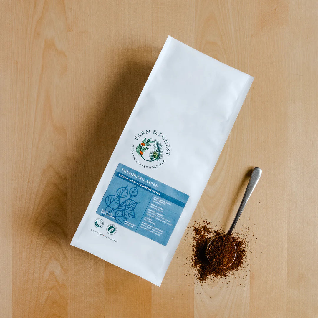 CERTIFIED ORGANIC (OCIA) "TREMBLING ASPENS" SWP DECAF MEDIUM ROAST