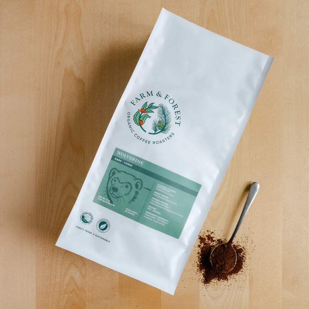 CERTIFIED ORGANIC (OCIA) "WOLVERINE" DARK ROAST