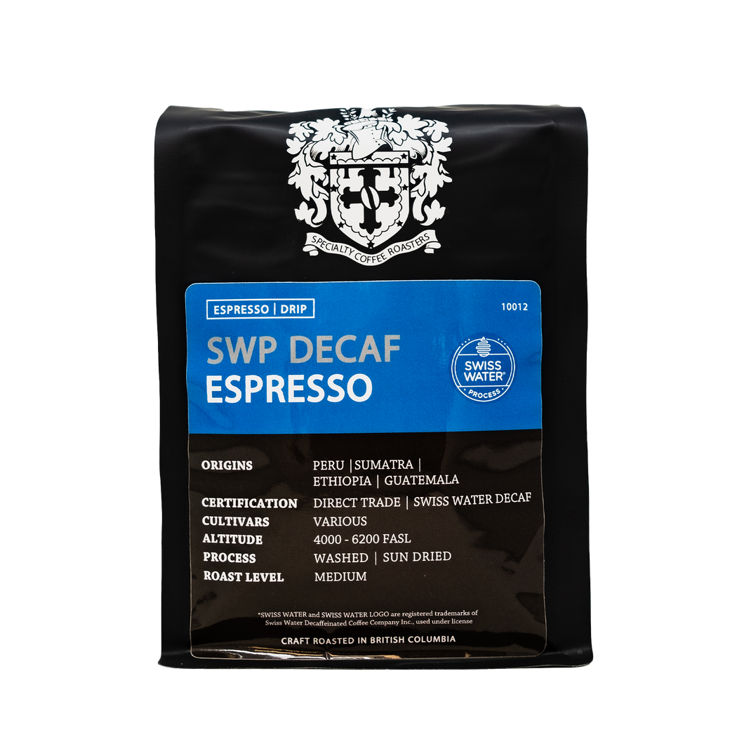 SWP Decaf Espresso | 5 Time Golden Bean Medal Winner