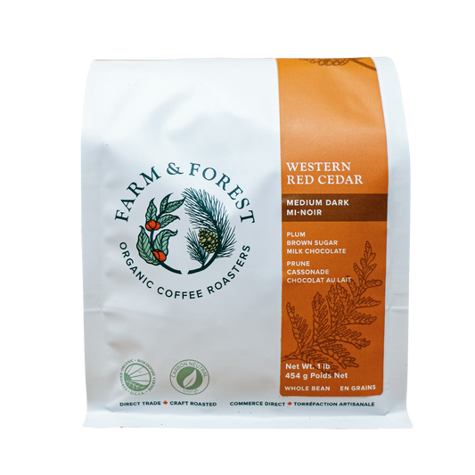 CERTIFIED ORGANIC (OCIA) "WESTERN RED CEDAR" MEDIUM ROAST
