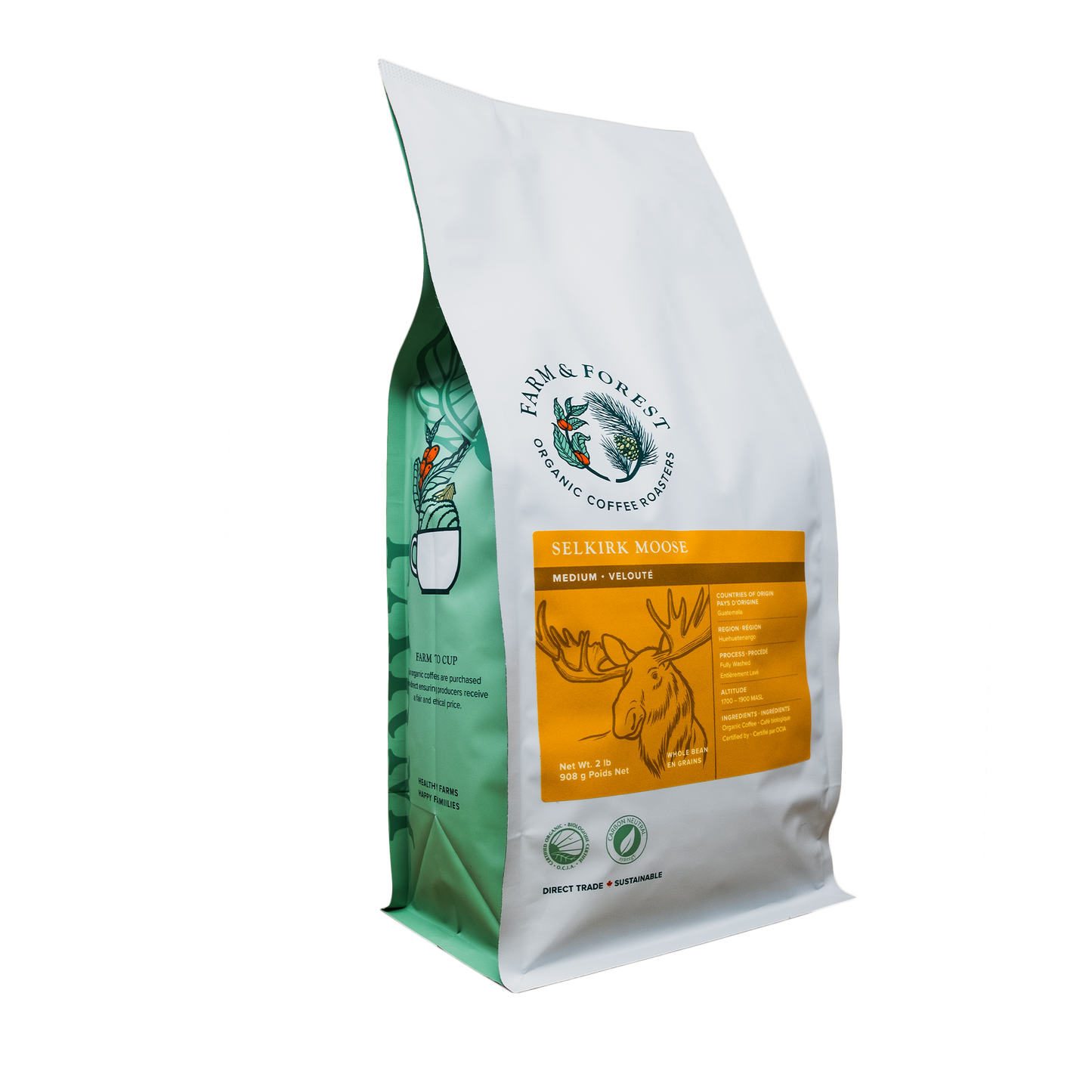 CERTIFIED ORGANIC (OCIA) "SELKIRK MOOSE" MEDIUM ROAST