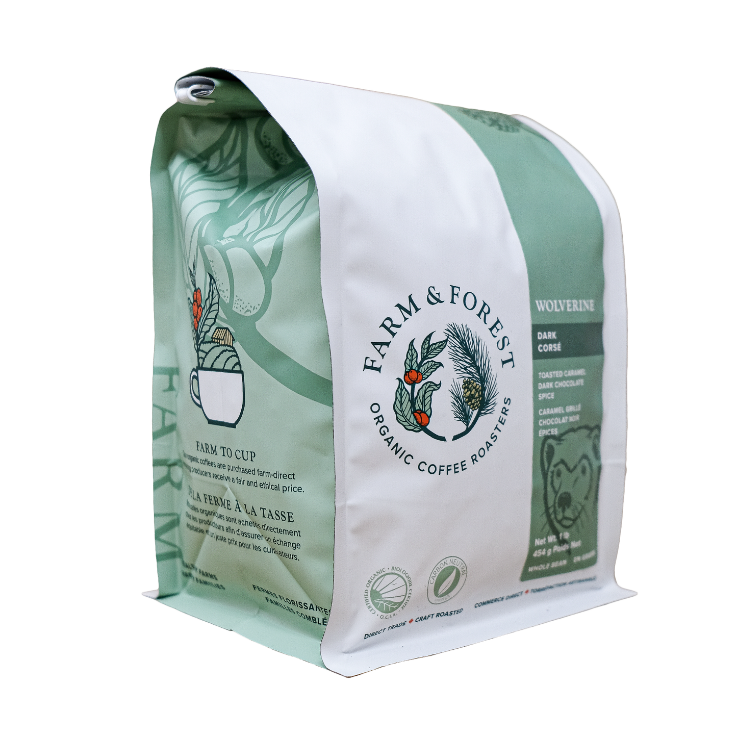 CERTIFIED ORGANIC (OCIA) "WOLVERINE" DARK ROAST