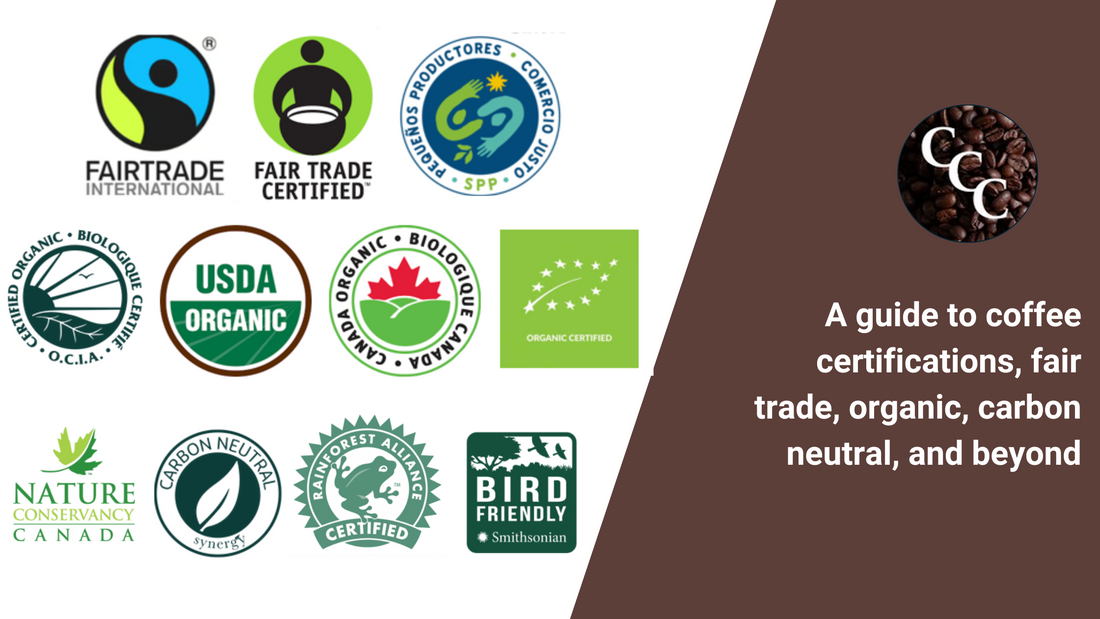 A guide to coffee certifications, fair trade, organic, carbon neutral, and beyond