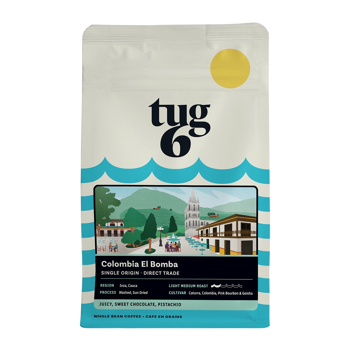 Tug 6 Roasters Choice Sampler Pack 3 x 200 g: Yard Sale, Colombia, Free Style