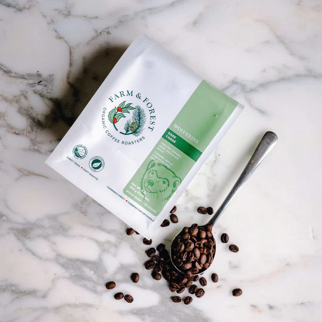 CERTIFIED ORGANIC (OCIA) "WOLVERINE" DARK ROAST