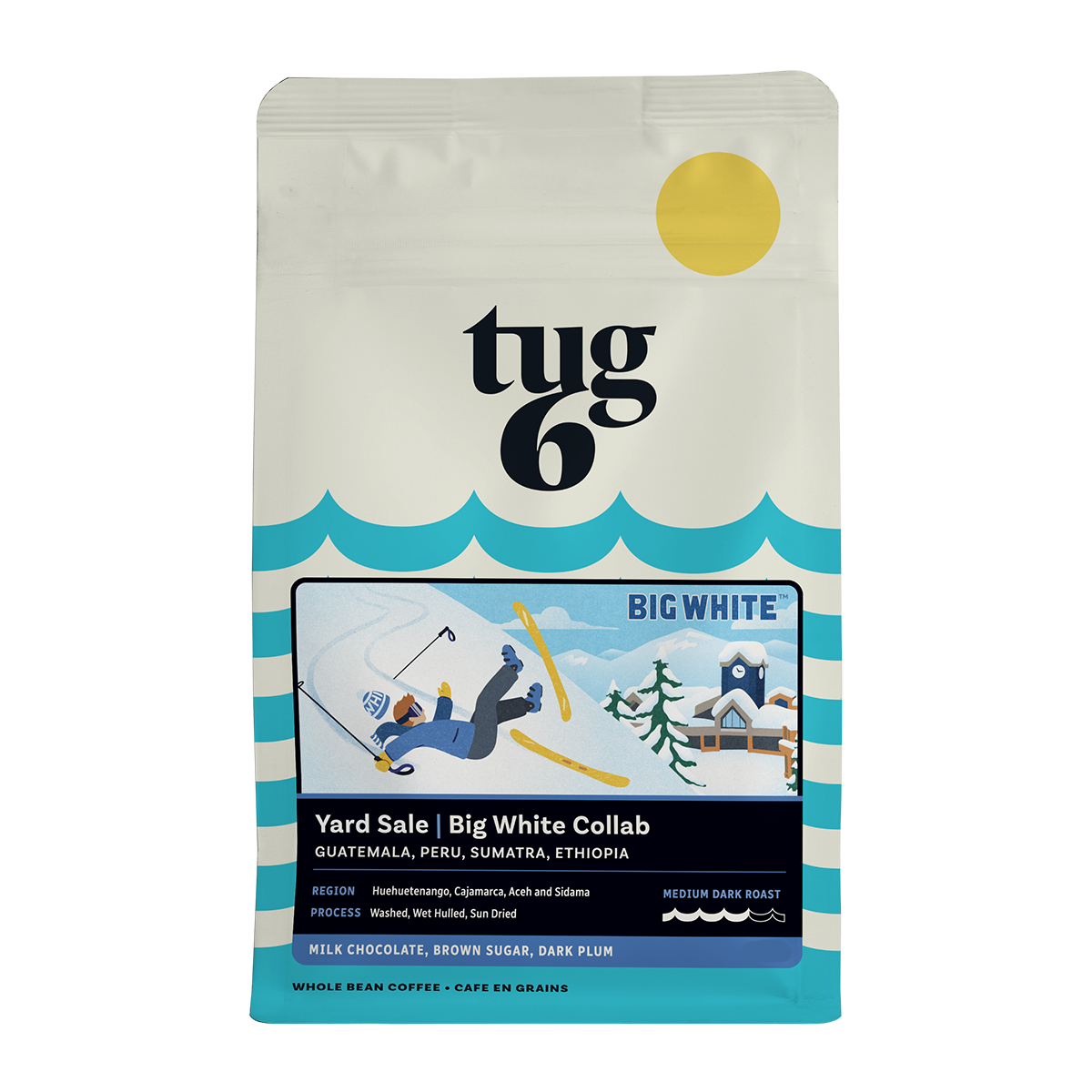 Tug 6 Roasters Choice Sampler Pack 3 x 200 g: Yard Sale, Colombia, Free Style