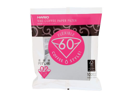 Hario V60-02 Filters | White (100)