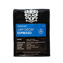 Load image into Gallery viewer, SWP Decaf Espresso | 5 Time Golden Bean Medal Winner
