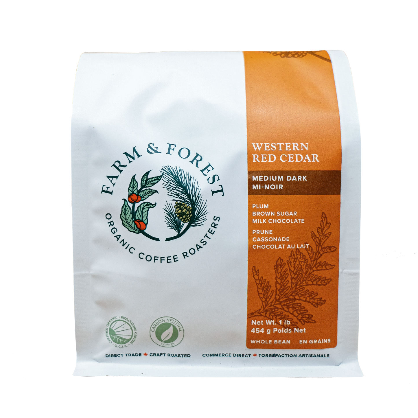 CERTIFIED ORGANIC (OCIA) "WESTERN RED CEDAR" MEDIUM ROAST