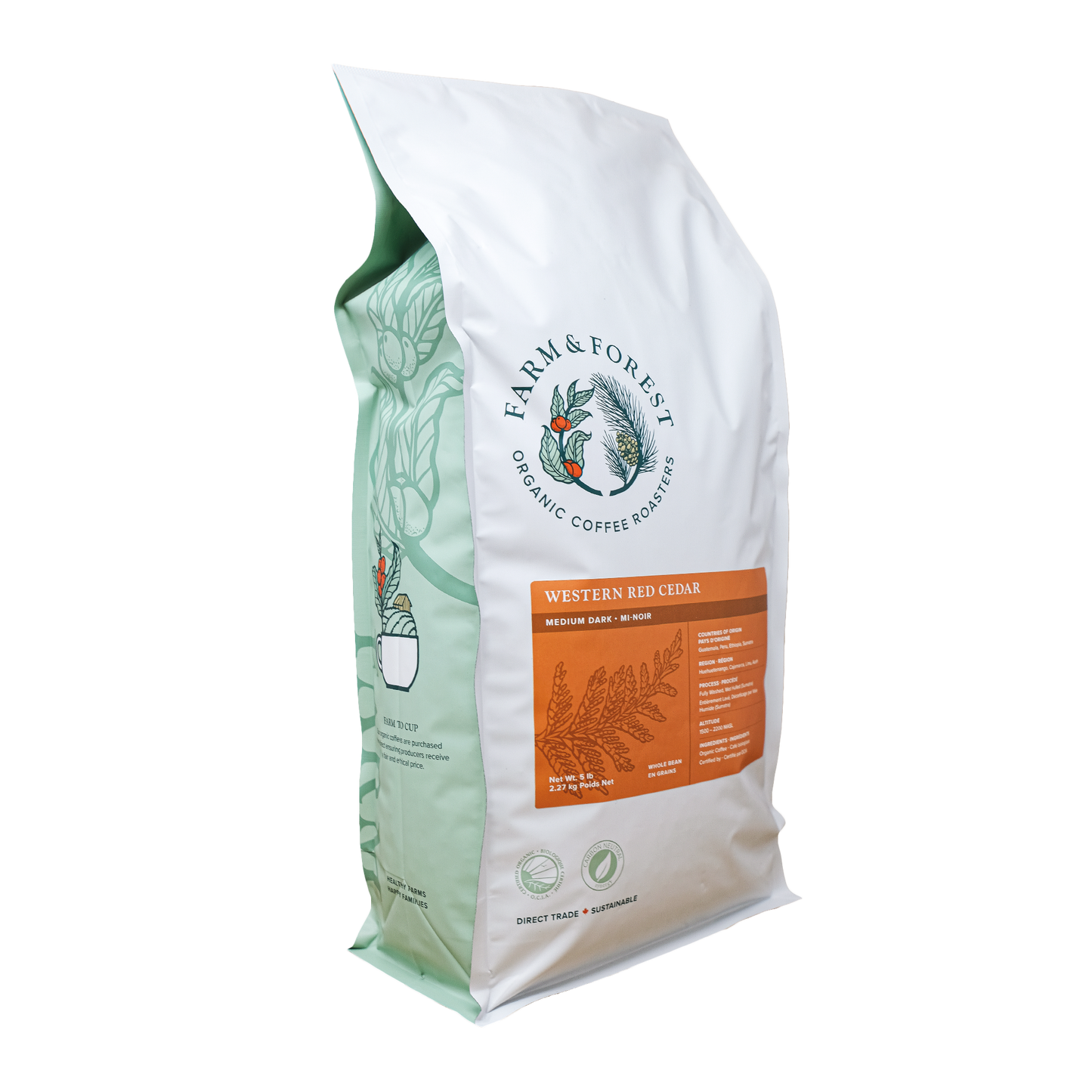 CERTIFIED ORGANIC (OCIA) "WESTERN RED CEDAR" MEDIUM ROAST
