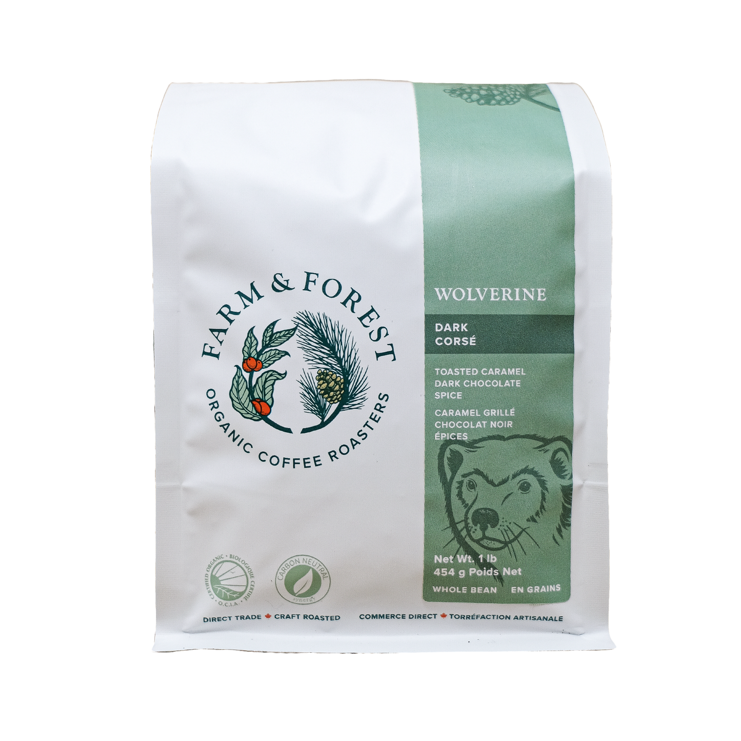 CERTIFIED ORGANIC (OCIA) "WOLVERINE" DARK ROAST